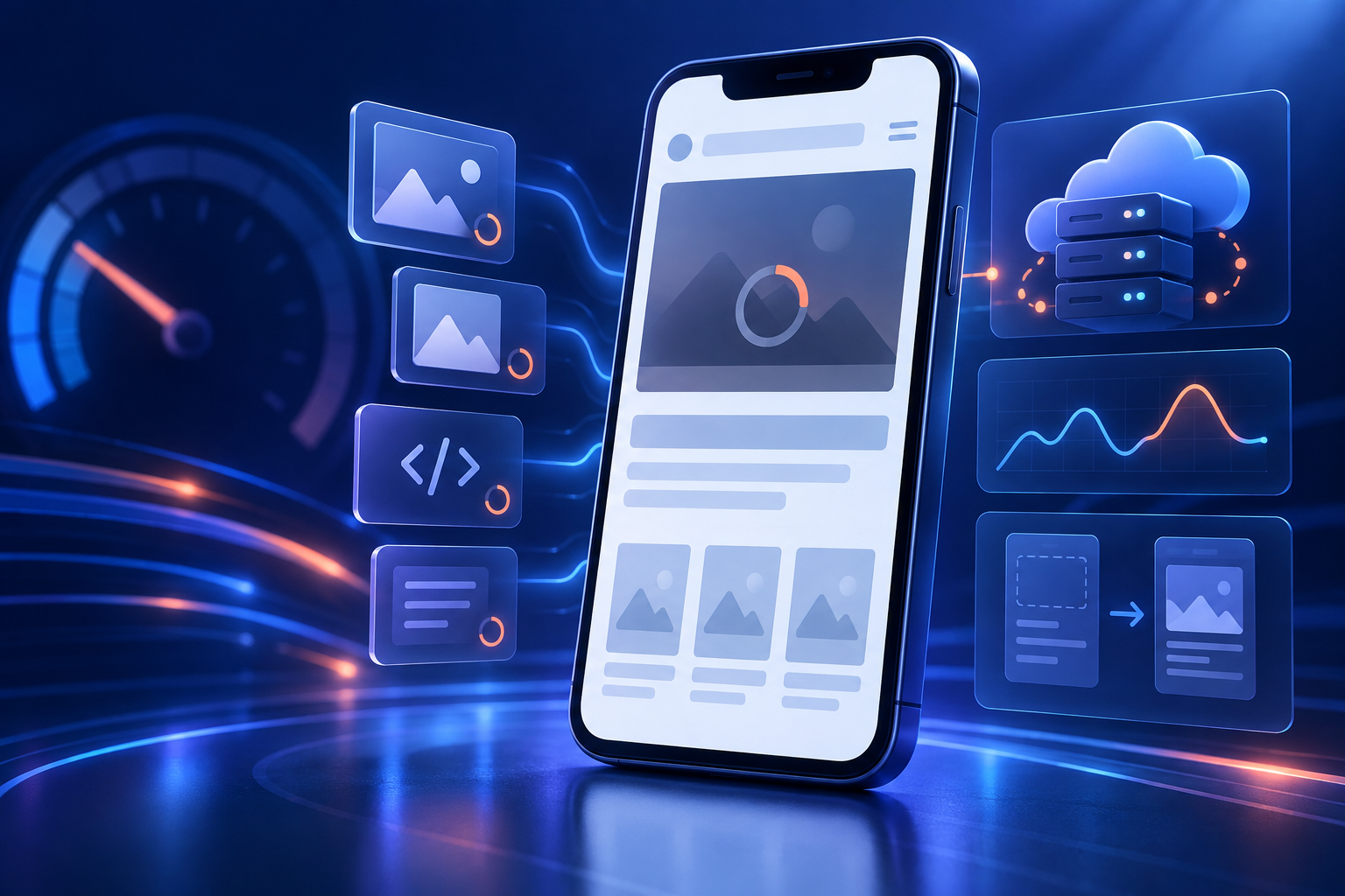 Why Is Your Website Slow on Mobile - Performance Guide Mobile website performance report showing website speed, Core Web Vitals and optimization issues